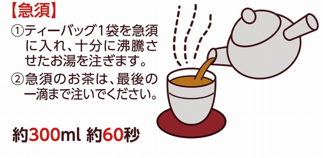 急須でいれる方法。初秋の涼しくなったころ、残った麦茶のティーバッグで試してみても（提供画像）