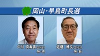 岡山・早島町長選告示　現職と新人の一騎打ちに　JR早島駅の建て替え計画や子育て施策などが主な争点