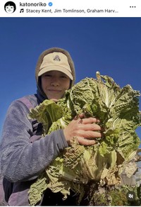 加藤紀子インスタグラム＠katonorikoより
