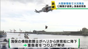 旅客船の火災を想定　第二管区海上保安本部などが対応訓練　仙台港