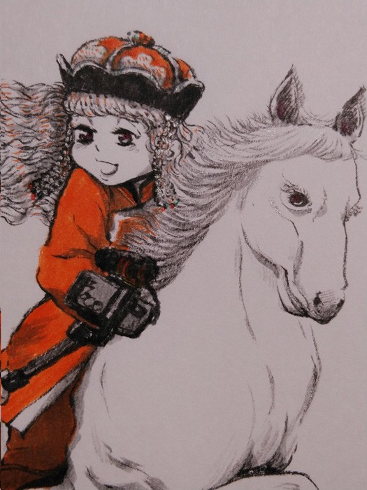 かわいそうな物語「スーホの白い馬」を、小2女子が現代版に！ 「馬頭琴