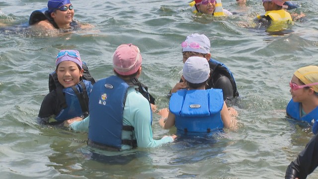 津田の松原海水浴場　さぬき市津田町津田