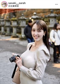佐々木沙羅アナウンサーのインスタグラム＠sasaki__sarahより