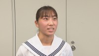 ｢飛板飛込｣で優勝／高松工芸高校3年 唐渡友唯さん