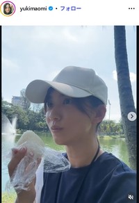 優木まおみのインスタグラム@yukimaomiより
