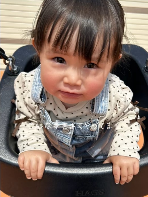 ブランコが大好きなえくちゃん（提供：＠ekuchan12さん）