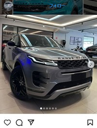 レンジローバー・イヴォークのインスタグラム＠evoqueofficialより