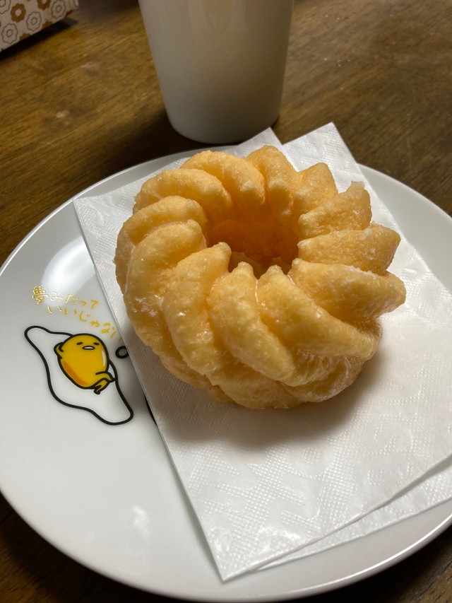 世界に一つしかないドーナツ＝御花豆ハナさん（@087mame）提供