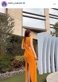 生見愛瑠インスタグラム(@meru_nukumi)より