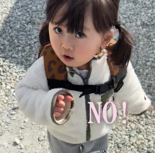 真剣な眼差しで…「NO！」（提供：＠0216sjhさん）