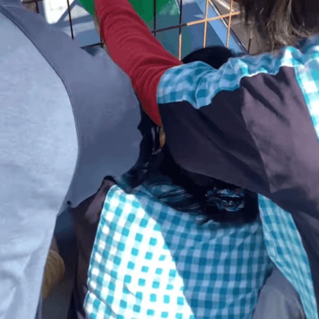 保育士さんたちでリレー