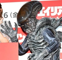 エイリアンに扮した研ナオコ＝2024年
