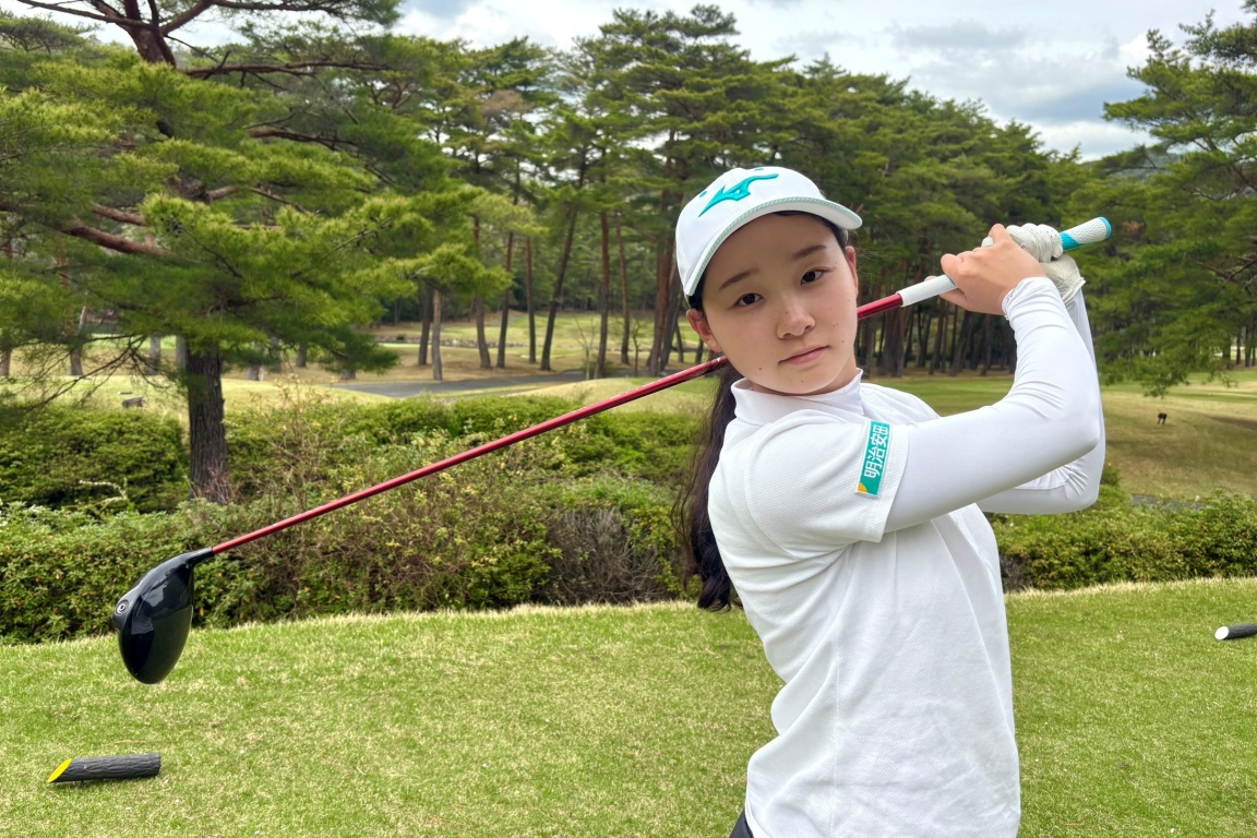 高知県 女子ゴルフ 井上蒼海奈
