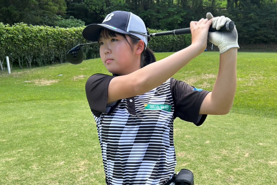 福岡県 女子ゴルフ 永山藍生