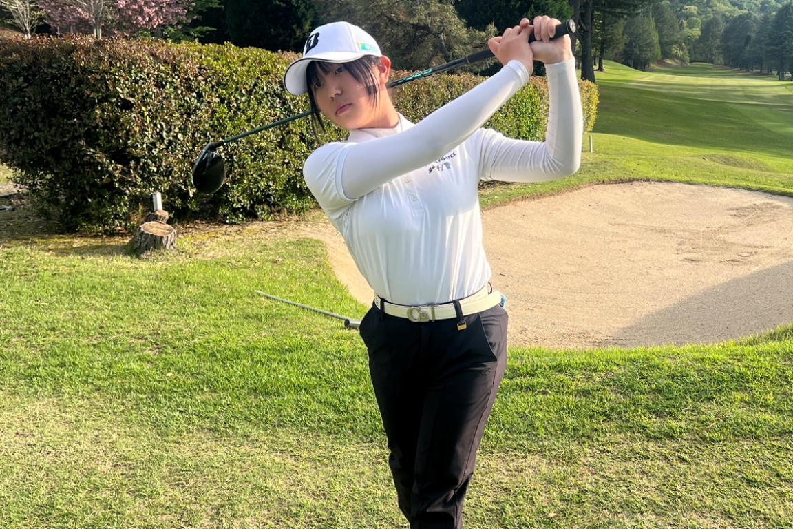 福岡県 女子ゴルフ 矢谷彩華