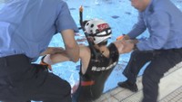 水難救助の初動対応は？　警察が消防からノウハウ学ぶ　「安心させる声掛けの徹底を」　岡山