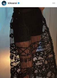（Kiko Arai公式インスタグラムより）