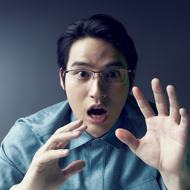 水上恒司と眼鏡。<br>―変幻自在な男の表情管理術―<br>【驚きの表情。】