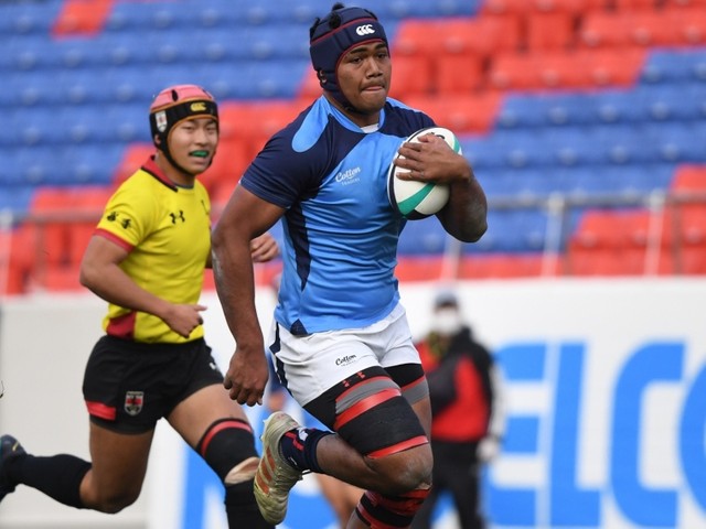 ラグビー - 法政大学のロック竹部力、創部100年へ夢はでっかく「親子