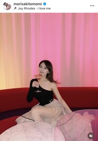 森咲智美インスタグラム(@morisakitomomi)より