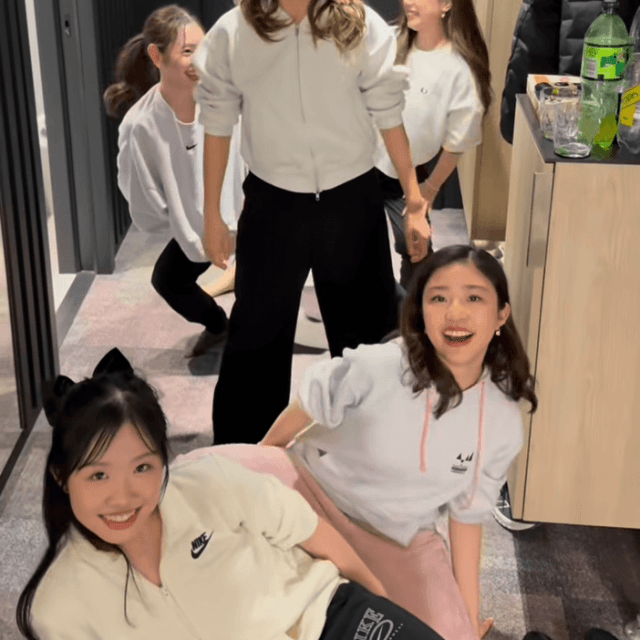 「スーパーケオリタイム with チームジャパンガールズ」（長岡柚奈 Yuna Nagaoka (@nagaoka_yuna07)さんのインスタグラムより）