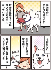 【漫画】『シロという名の犬』2（大友しゅうまさん提供）