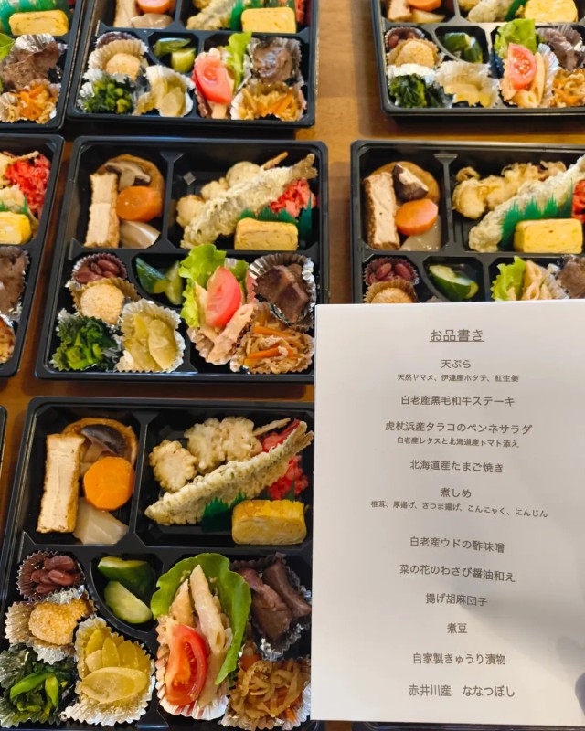 法事などの仕出し弁当もすべて手作りで。要相談で対応（グランマさんInstagramより）