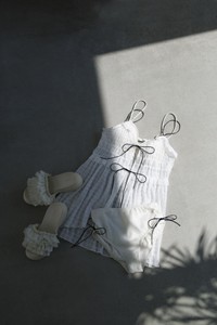 【WEB限定】ワンピースセットビキニ（アイボリー）