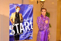 　トップスターに就任のお披露目公演を前に取材会を開いた楊琳＝大阪松竹座