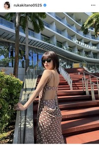 北野瑠華インスタグラム＠rukakitano0525より