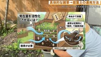 図解で分かりやすく説明／「田舎カフェの、じっくり庭づくり」さん（@inakacafeyoshio）提供