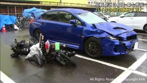 乗用車とバイクが衝突しバイク運転の男性が死亡　仙台・宮城野区
