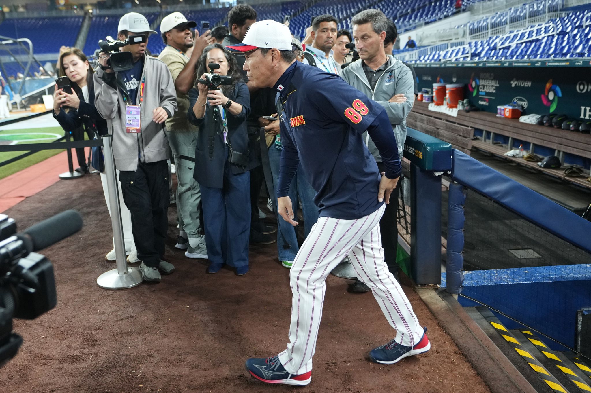 BASEBALL/ Japan manager Hirokazu Ibata says he’s stepping down after elimination in WBC