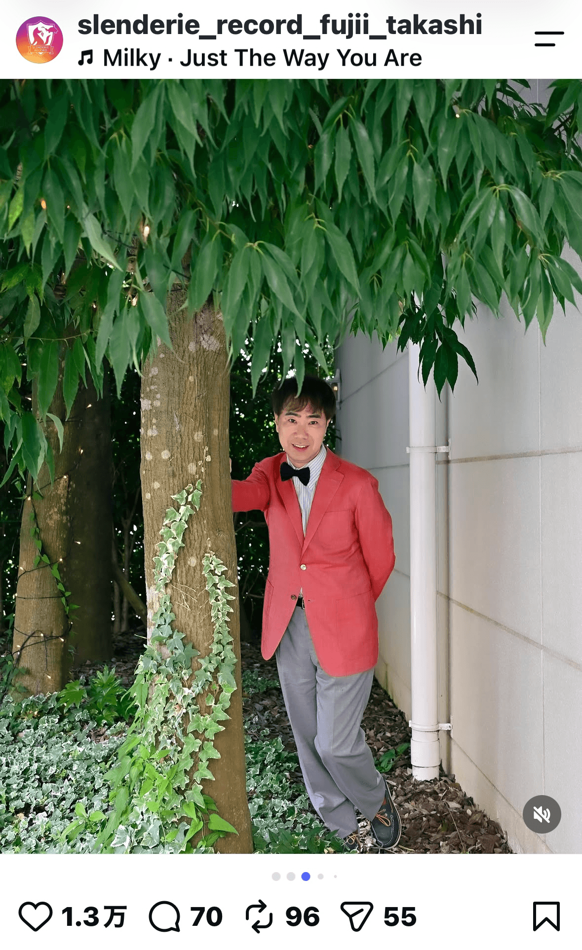 藤井隆（@slenderie_record_fujii_takashi）さんのインスタグラムより