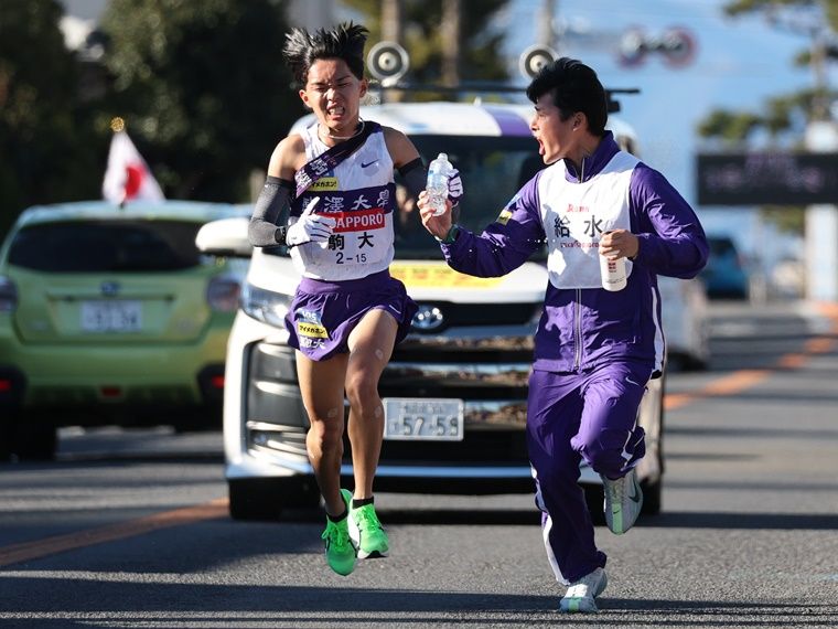 在庫処分セール 駒澤大陸上部ロンT サイズL 陸上用シャツ