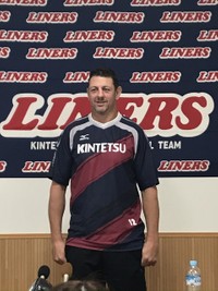 近鉄の練習に合流。意気込みを語るトンプソン・ルーク