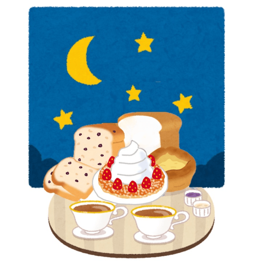 MIKECHIさんおすすめのホテルでの特別な過ごし方は「夜食のティーパーティー」。プリンセスやプリンスの気分でお淑やかに楽しんで