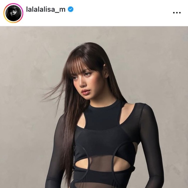 BLACKPINKリサのインスタグラム（＠lalalalisa_m）より