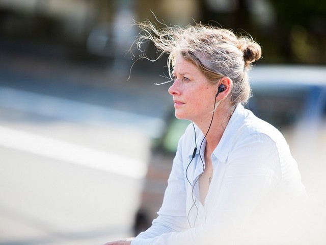 映画「長崎の郵便配達」に出演したイザベル・タウンゼントさん