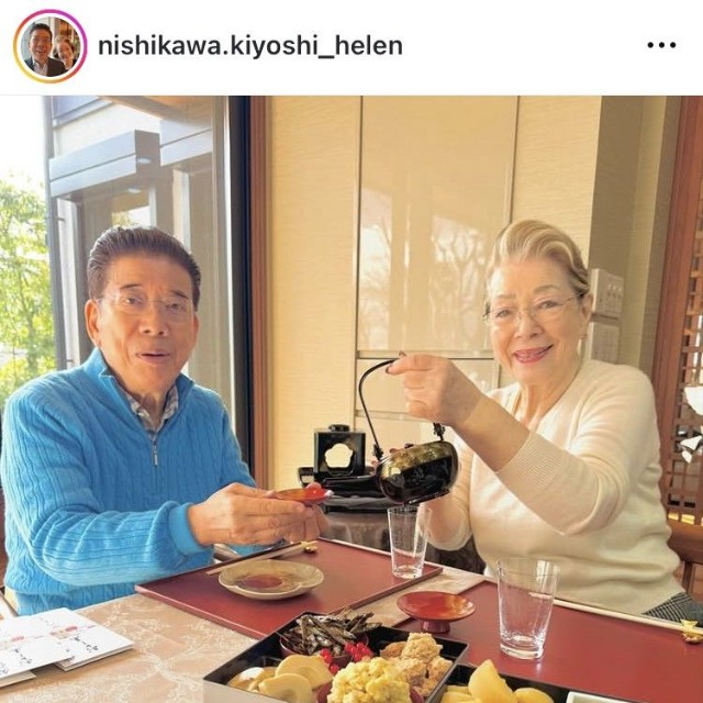 西川きよし・ヘレンのインスタグラム＠nishikawa.kiyoshi_helenより