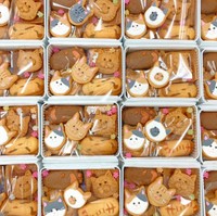 遠方でも、猫クッキー缶の通販なら購入できそうです（提供：パティスリーミネット）