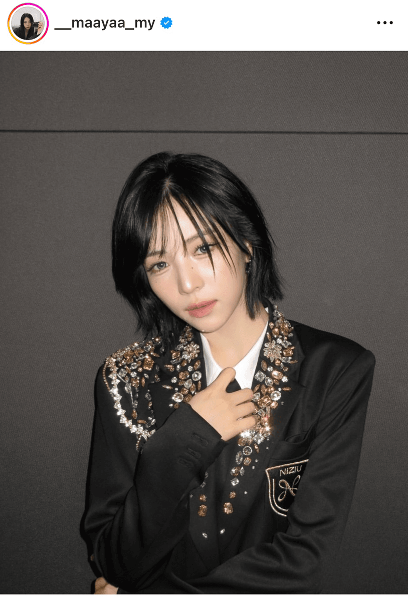 MAYA / NiziU (@__maayaa_my)さんのインスタグラムより