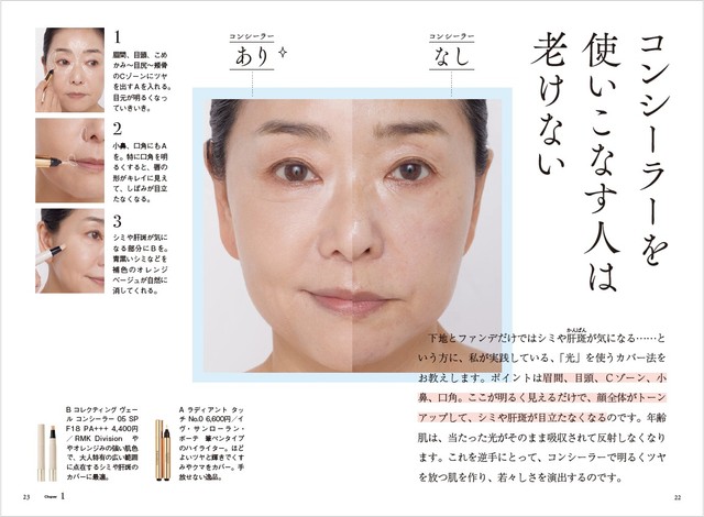コンシーラーを使いこなす人は老けない（提供写真）
