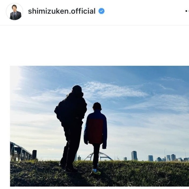 清水健アナのインスタグラム＠shimizuken.officialより