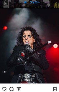 アリス・クーパーのインスタグラム＠alicecooperより