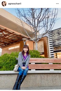 アグネス・チャンのインスタグラム＠agneschan1より
