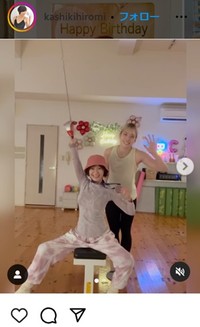 樫木裕実氏のインスタグラム＠kashikihiromiより