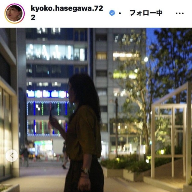 長谷川京子のインスタグラム＠kyoko.hasegawa.722より
