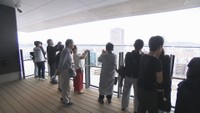 岡山市役所の新庁舎　展望台