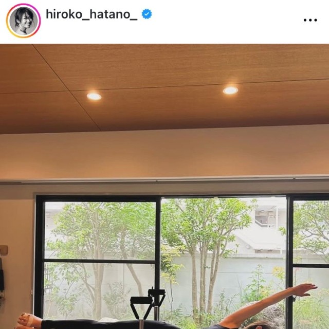 畑野ひろ子インスタグラム(@hiroko_hatano_)より